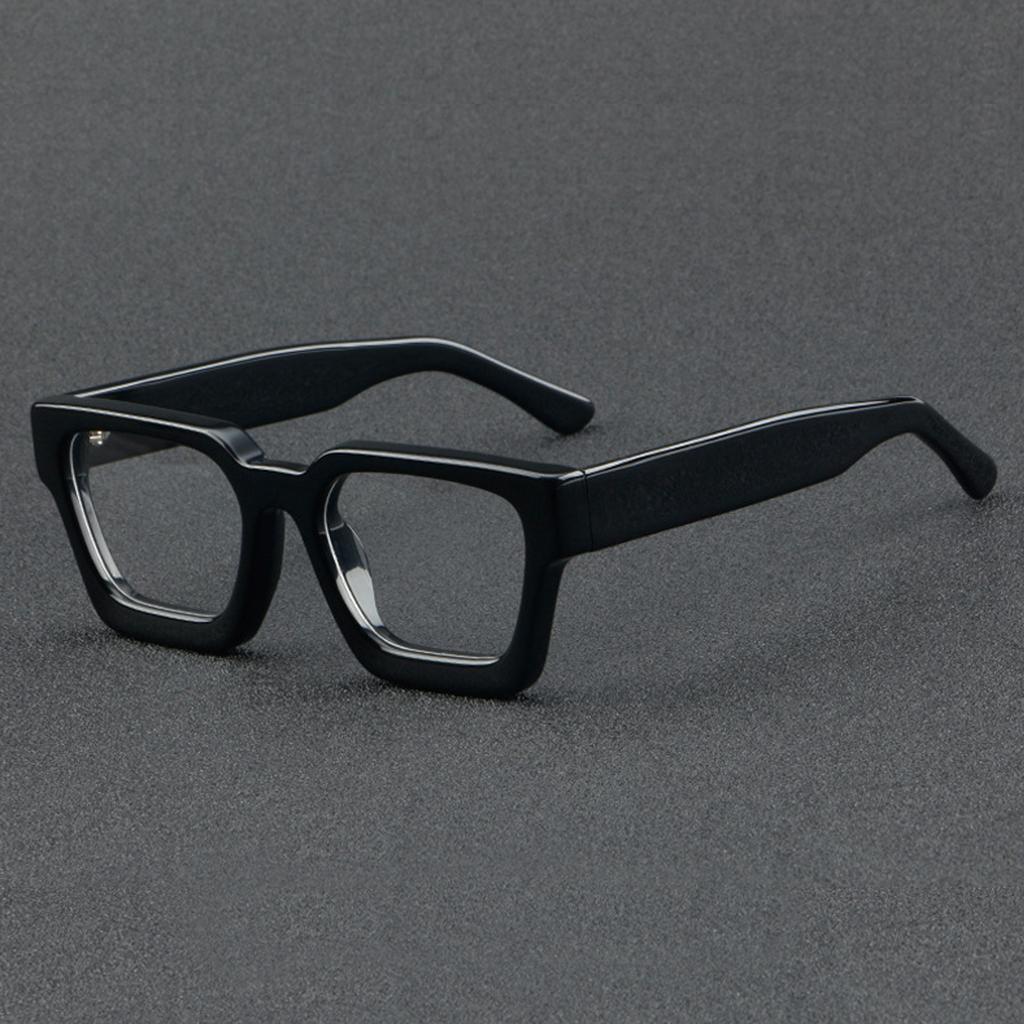 Vintage Big Wide Legs Acetate Glasses Frames High Quality Optical Eyewear for Women and Men