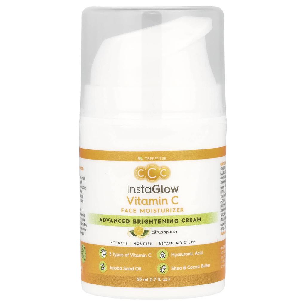 Instaglow, Vitamin C Face Moisturizer, Citrus Splash, 50Ml(1.7Fl Oz)