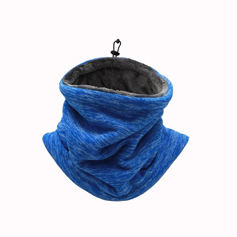 Yingbo Winter Cycling Scarf: Thick Fleece Neck Warmer & Windproof Dust Mask