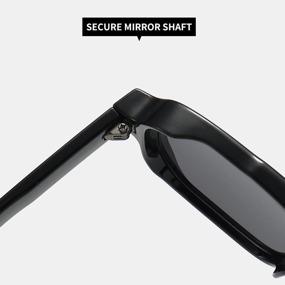Casual Retro Men's Sunglasses Square Double Bridge Driving Business Sunglasses UV400 Protection Rivets Sun Glasses for Women Men