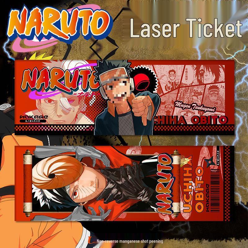 Naruto Double-Sided Bookmark: Minato, Gaara, Itachi, Sasuke, Madara, Obito