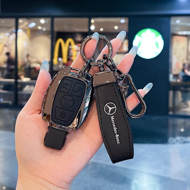 Car Key Cover Case Shell Fob For Mercedes Benz A B C E Class GLS GLA GLK GLC W205 CLS CLA AMG W204 W212 W463 W176 Accessories