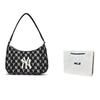 MLB NY Yankees Hobo Bag Shoulder Bag Monogram Collection Women's Black/White 3ABQS012N-50BKS