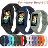 Soft Silicone Watchband For Huawei Band 8 Sport Smart Watch Replacement Bracelet for Huawei Band 7 6 Huawei Band8 Correa Strap