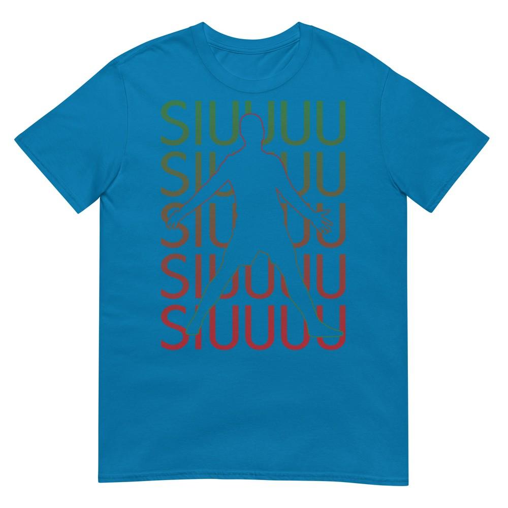 Siuuu Funny Soccer Football Boys Unisex Unisex Soccer Player Tshirt