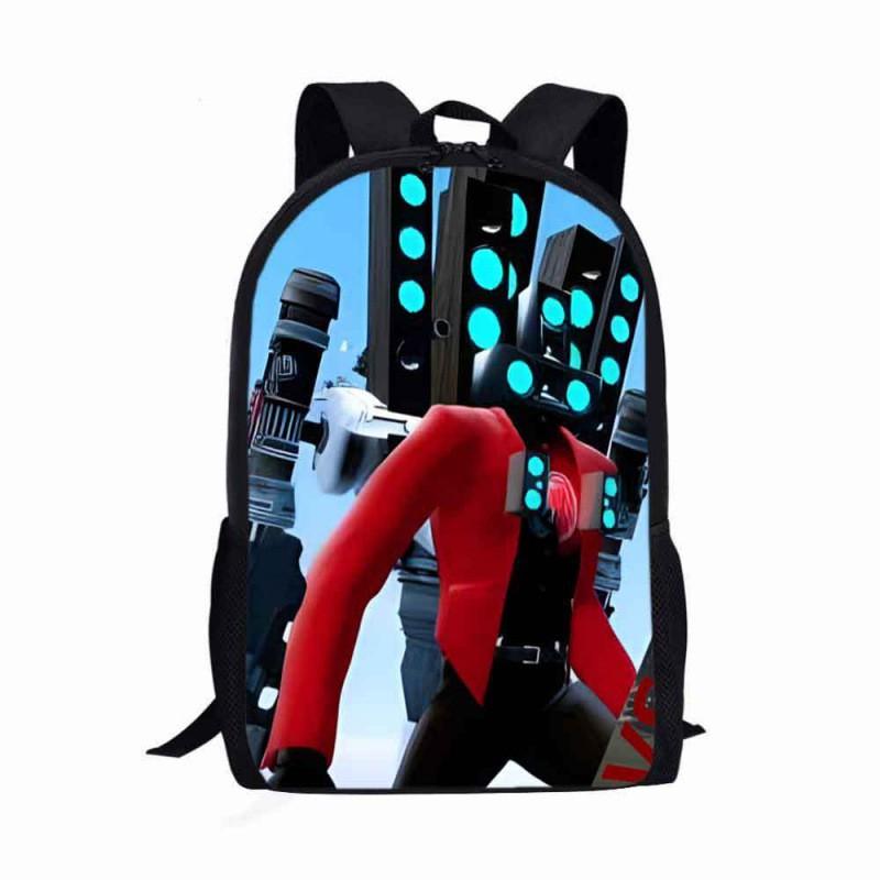 Lightweight Kids School Backpack Boys Girls Anti-Strain Ergonomic Design Cartoon Print Oxford Fabric Bag Elementary