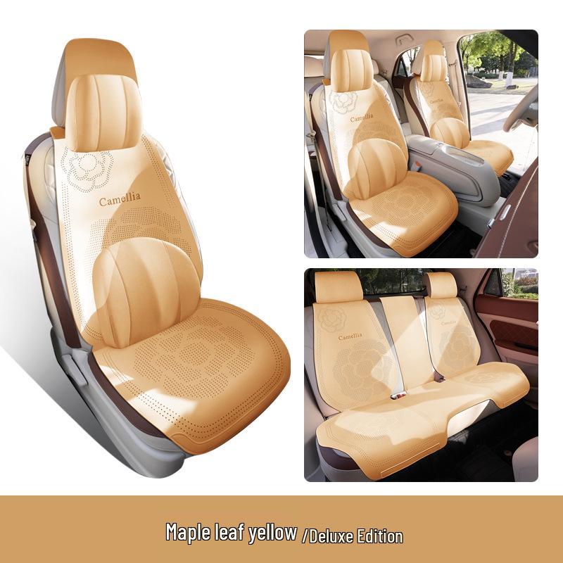 Breathable Suede Seat Covers for Geely Galaxy L7 Dragon MAX & Starship Asian Games Edition