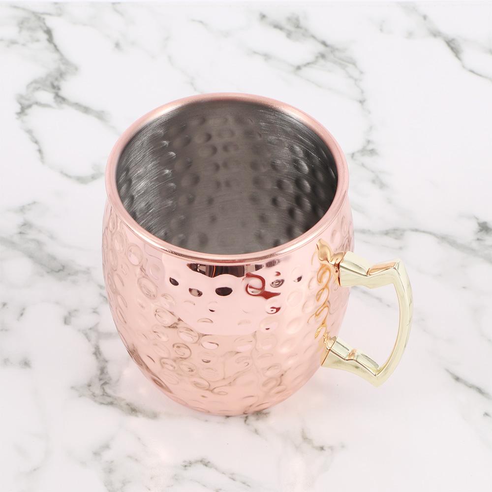 550ml Hammered Cocktail Glass Kitchen Dining Drinkware Mug Beer Cup Mule Mug Coffee Cup