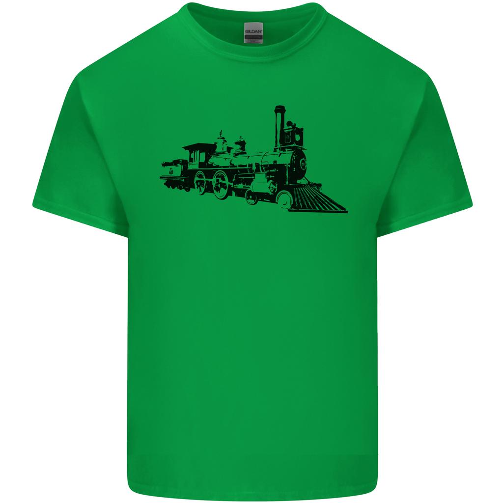 Trains Locomotive Steam Engine Trainspotting Unisexs Light Cotton TShirt