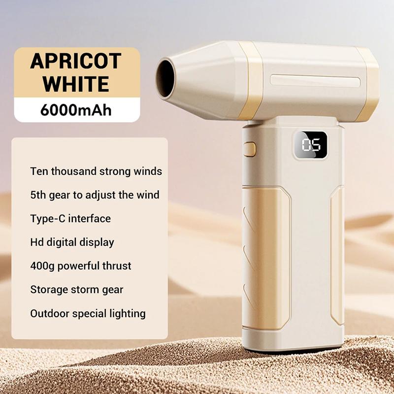 

450000RPM Powerful Air Blower Turbo Jet Fan High Speed Violent Fan Brushless Motor Handheld Duct Fan PC Cleaning Tool 2025