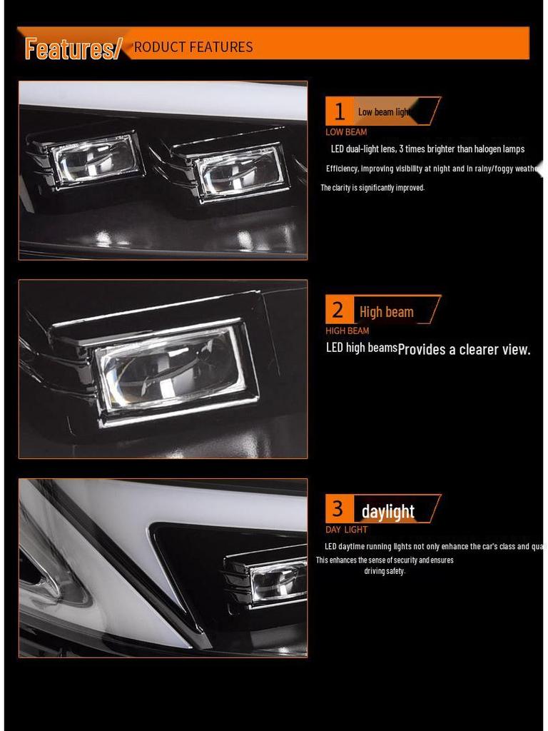 Lexus ES 18-24 Three-Eye Matrix LED Headlight Assembly