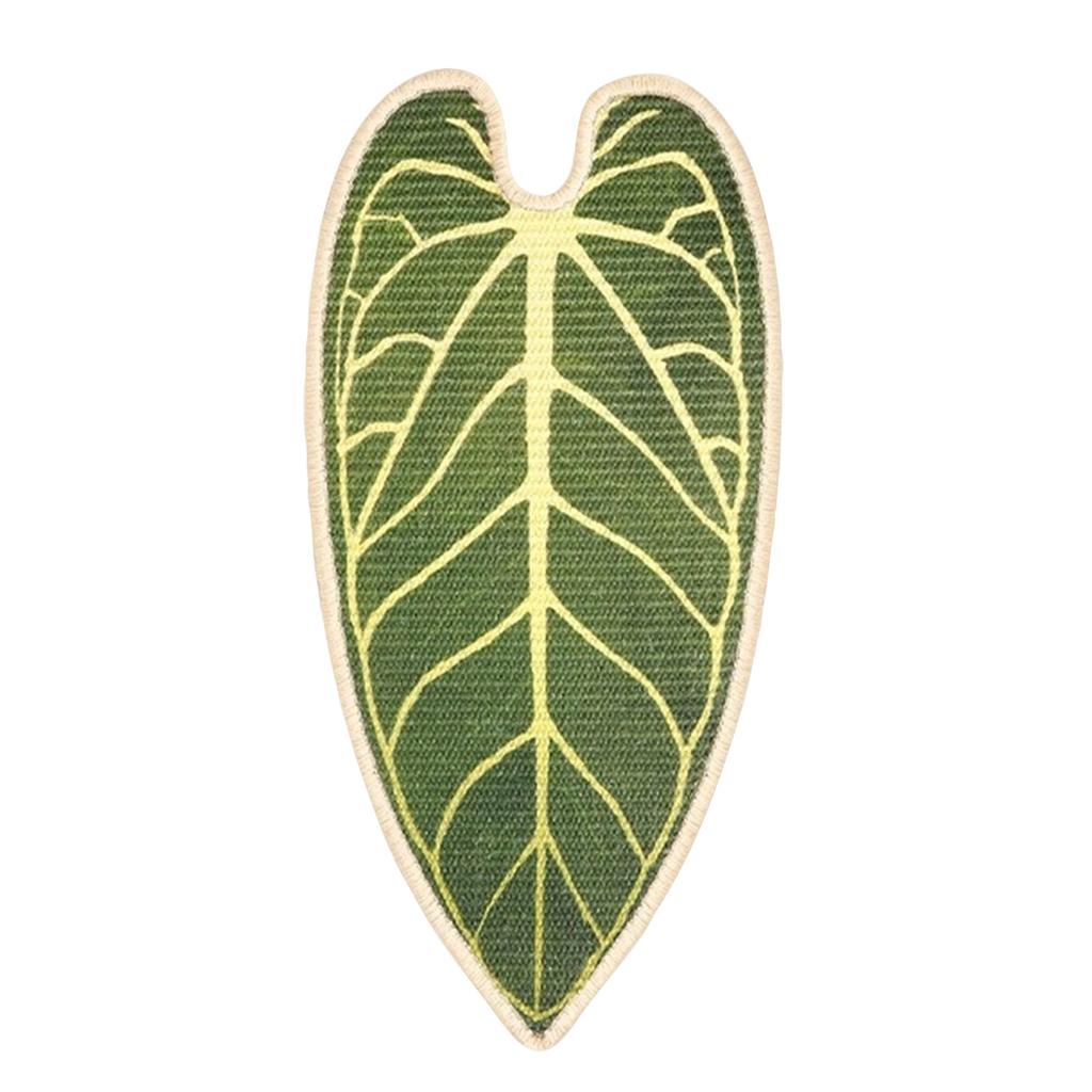 Natural Fiber Sisal Cat Scratching Pad Leaf Shape Durable Eco Friendly Material Cat Claw Protection Mat for Indoor Use