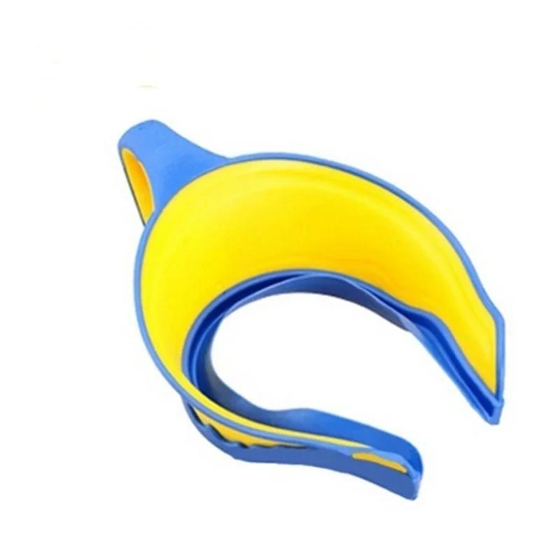

1Pcs Silicone Adjustable Baby Hat Bathtub Sunshade Shower Cap Protective Shampoo Child Adult Shampoo Caps жёлтый