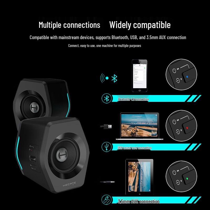 Edifier HECATE G2000 Bluetooth Gaming Speaker CN plug (adapter included)