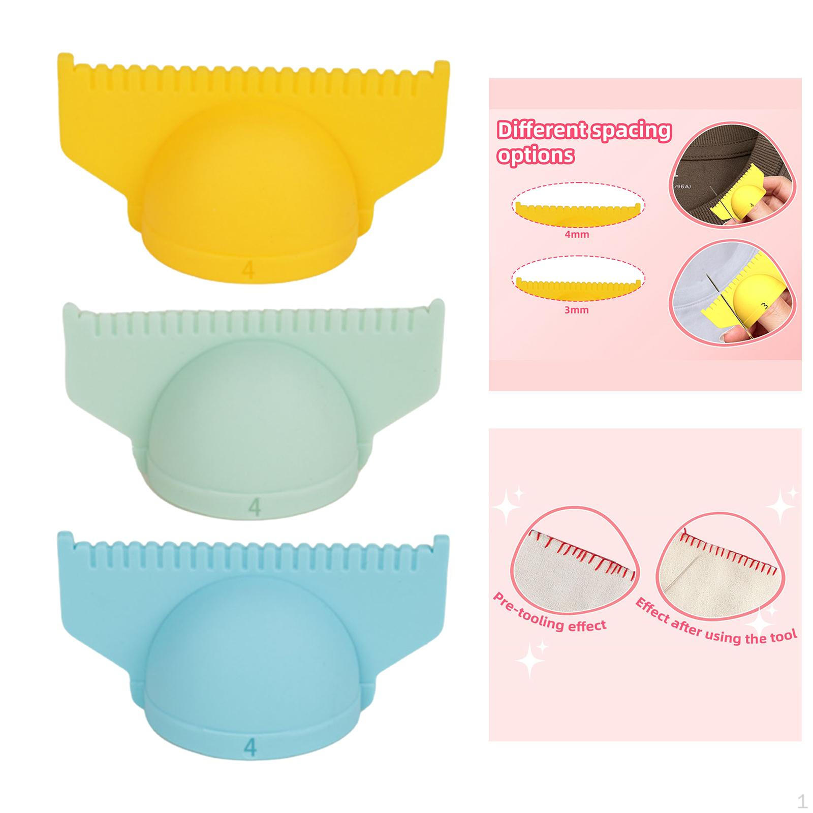 

Линейка для шитья на 3 пальца, , Универсальный и точный силиконовый набор 4 mm