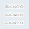 New 3D Chrome Glossy Black ABS Letters Number GX400 GX460 GX470 Emblem For Lexus Car Trunk Logo Badge Sticker
