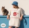 Unisex-T-Shirt Trans Europe Express Für Frauen Baumwolle Streetwear Oversized Lässig Unisex Kurz Geeignet Für Alle Jahreszeiten