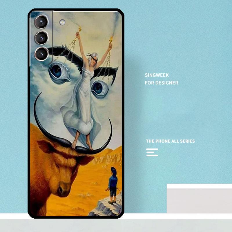 Salvador Dali Art Case For Samsung Galaxy S25 Ultra S20 S21 S22 S23 S24 Plus S9 S10 S24 FE S25 FE Phone Cover