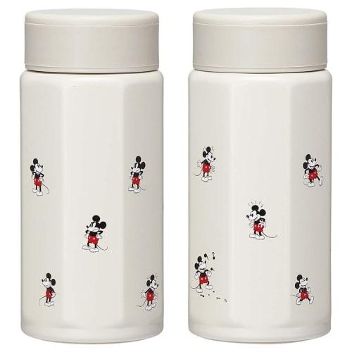 Skater Stainless Steel Mug Bottle 350ml Easy To Hold Octagonal Thermal/Cold Water Bottle Disney Mickey Mouse STO4-A