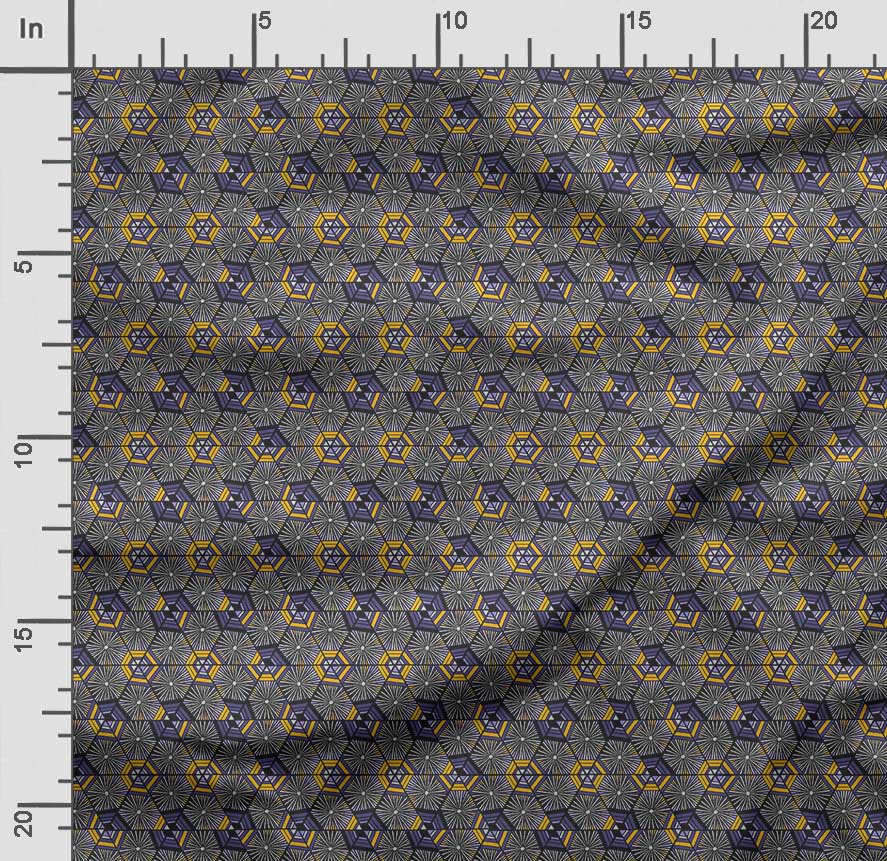 Soimoi Geometrical Print,  Cotton Cambric, Quilting Fabric Sold by The Yard 42 Inch Wide, Medium Weight Cotton Fabric,