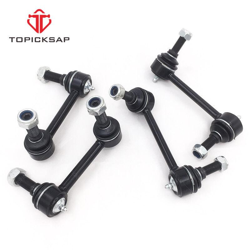 TOPICKSAP 4pcs Front & Rear Stabilizer Sway Bar Links Kits for Buick Rainier Chevrolet Trailblazer GMC Saab 2004 2005 - 2009