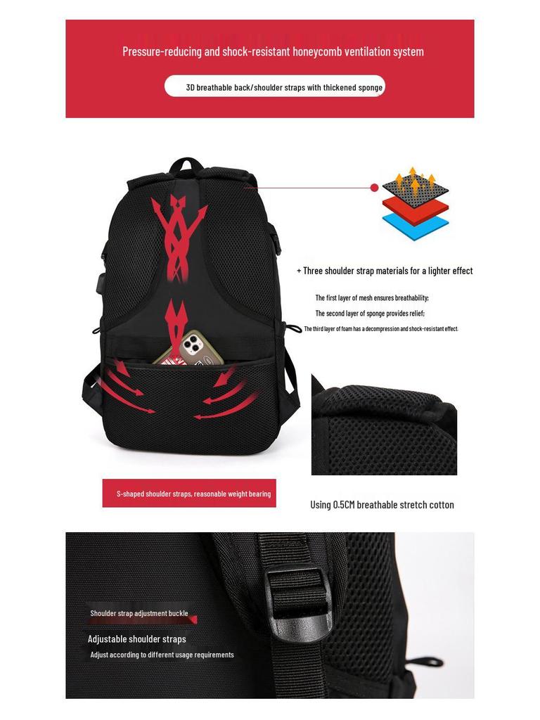 Large Capacity School & Travel Backpacks: Perfect for Students, Leisure, Business, and Sports.