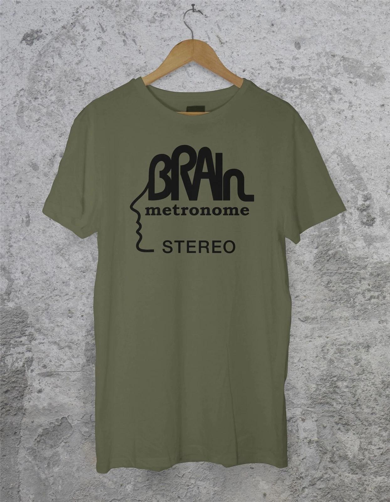 Brain Records T Shirt - Krautrock Neu! Cluster Guru Guru M