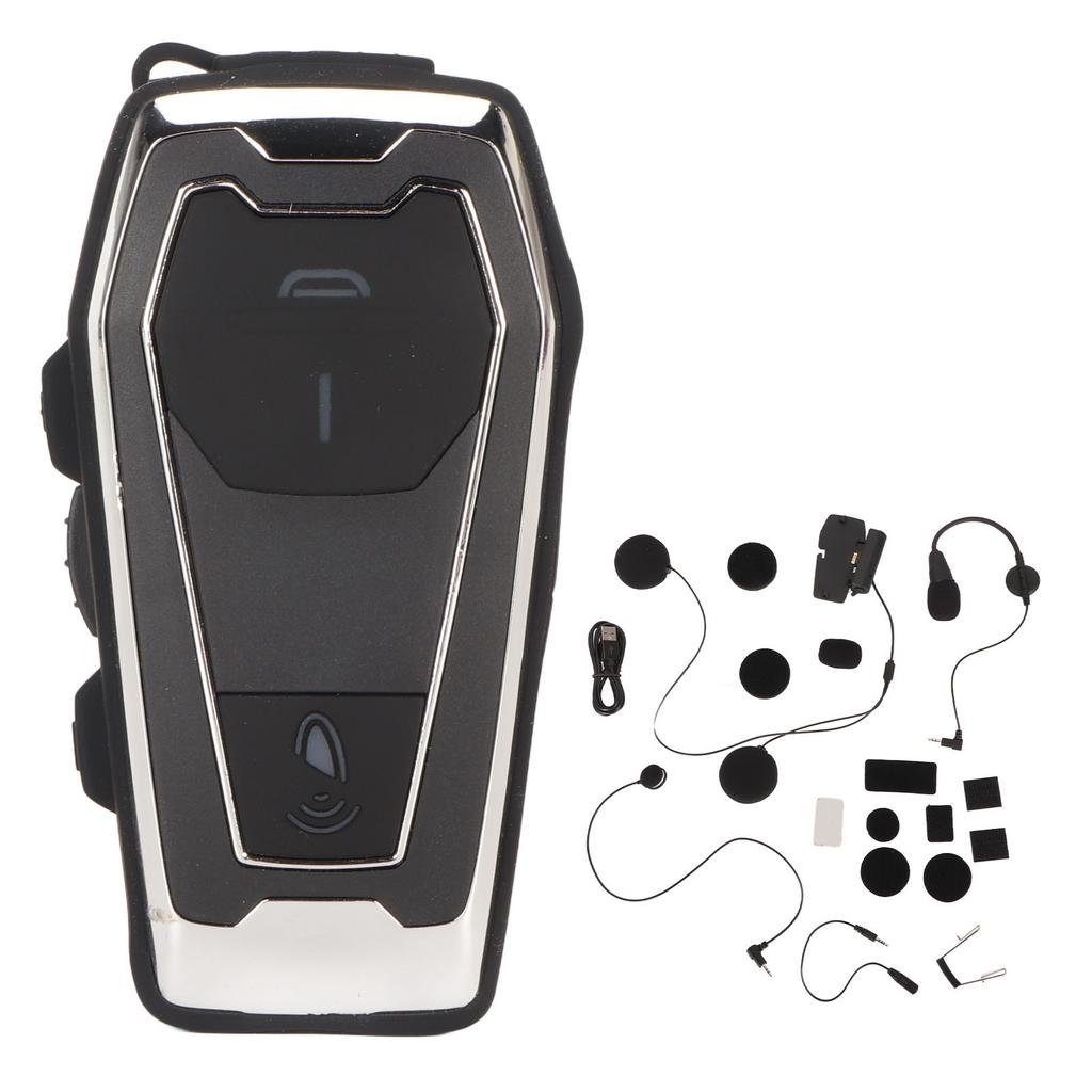 Motorcycle Bluetooth Headset HiFi Stereo Sound Support GPS Navigation Hands Free Music Call