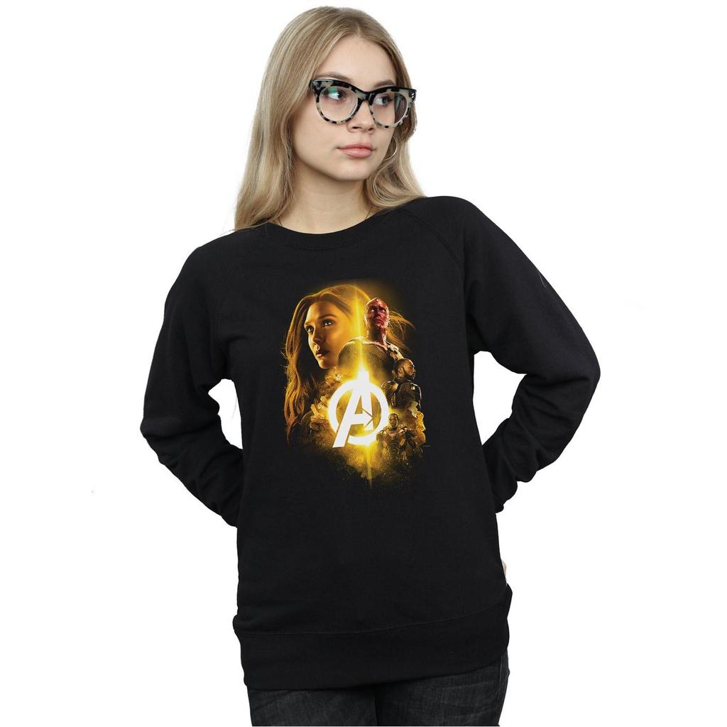 Marvel Womens/Ladies Avengers Infinity War Vision Witch Team Up Sweatshirt