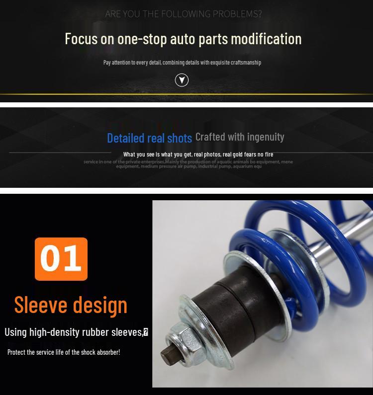 Compatible Steering Damper for Land Cruiser 4500/LC80 - Modified Center Return Direction Damper