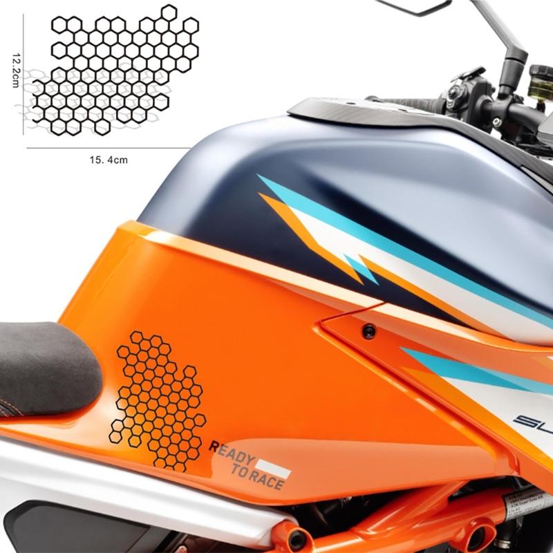 Car Front Rear Tail Light Lamp Honeycomb Stickers DIY Sticker Decorations Wrap