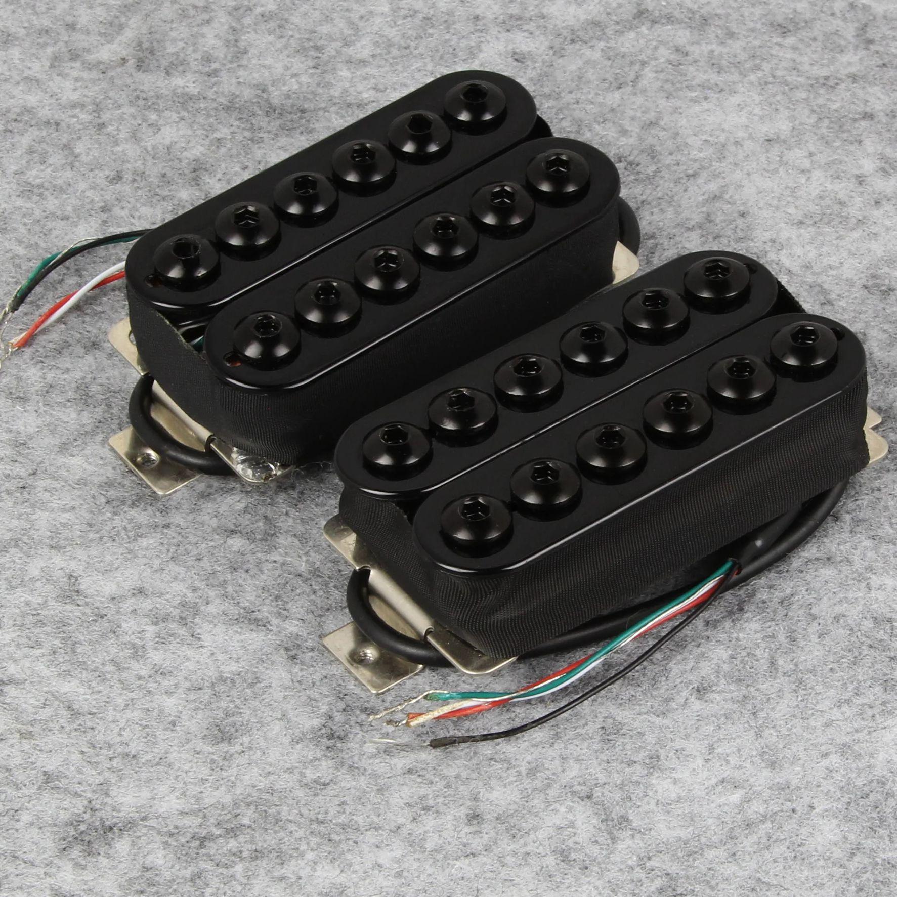 FLEOR 2 шт. Керамические звукосниматели Humbucker для гитары Высокопроизводительные звукосниматели для грифа и бриджа Комплект Части для электрогитары