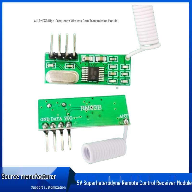 433 MHz Low Power No-Decoding Receiver Module for Low-Frequency Signal Transmission