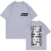 2026 Hot Sale ATEEZ K‑pop Graphic Print T‑Shirt Unisex Idol Group Anime Art Short Sleeve Casual Streetwear Tee Tops for Men Women Kpop Fans