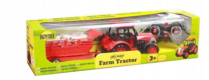 Traktor Zdalnie Sterowany Ciągnik Z Przyczepą Na Akumulator Rc Akcesoria