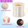 0.5-1.0mm Elastic Cord Beading Thread Stretch String Fibre Crafting Line for Jewelry Making DIY Seed Beads Pony Beads Bracelets