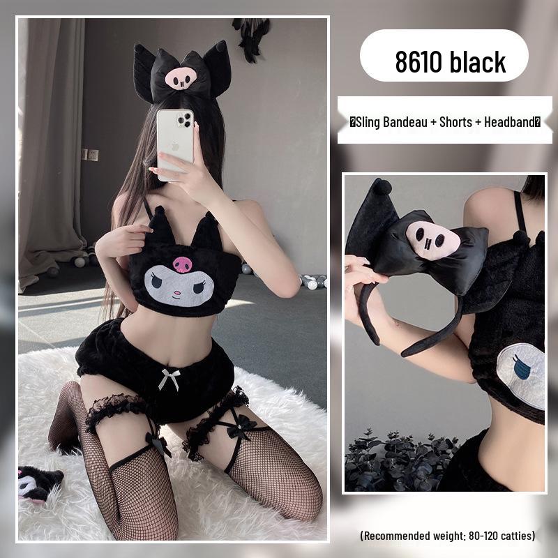 Illusionary Autumn/Winter Cartoon Lingerie Set: Cinnamoroll, My Melody & Kuromi Bra and Panty Collection