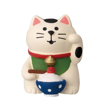 Decor Corporation's Winkende Katze Neue Reisernte-Serie [ZCB-35810] Miniatur-Dekoornament zum Sammeln
