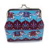 Bohemian Mini Coin Purse: 4-Inch Clip Bag for Cards, Ladies' Clutch