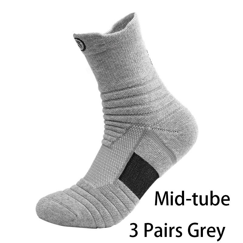 3 Pairs Sports Socks For Man High Quality Comfortable Breathable Basketball Short Socks Casual Fashion Low-cut Ankle Socks