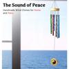 Calming Multi-Color Wind Chimes for Bedroom & Living Room – Relaxing Décor, Positive Energy, Unique Gift for Women, Men, Couples,