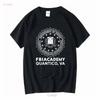 Das FBI Academy Quantico Va Schwarzes T-Shirt USA Größe Vintage Gewaschen Leicht Designer Kleidung Weich Homme Bequem Unisex
