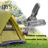 Push Type Tent Clip 10Pcs Camping Crocodile Portable Inverted Teeth Design Canopy Wind Outdoor Clips Rope Fixing Windproof Awning Clamp for