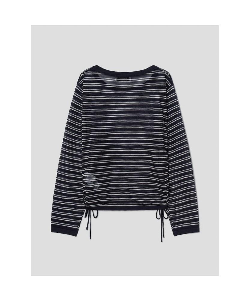 8seconds Scalloped Stripe Pullover Navy