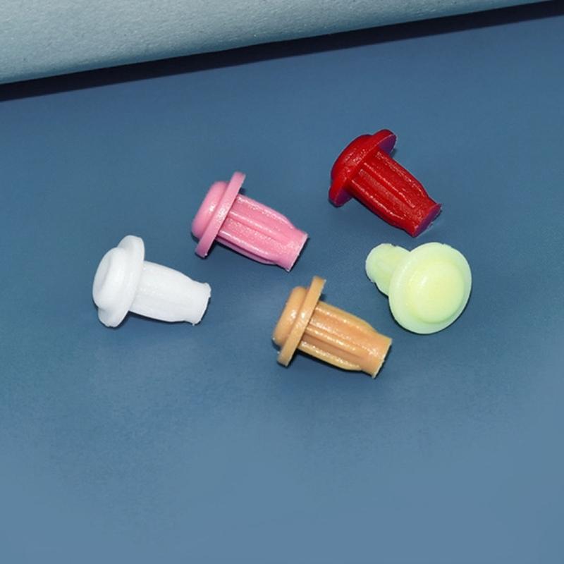 100Pcs Silicone Cabinet Door Bumper Cushion Silicone Hole Plugs NonSlip Bumper Feet Pads Cabinet Door Grippers