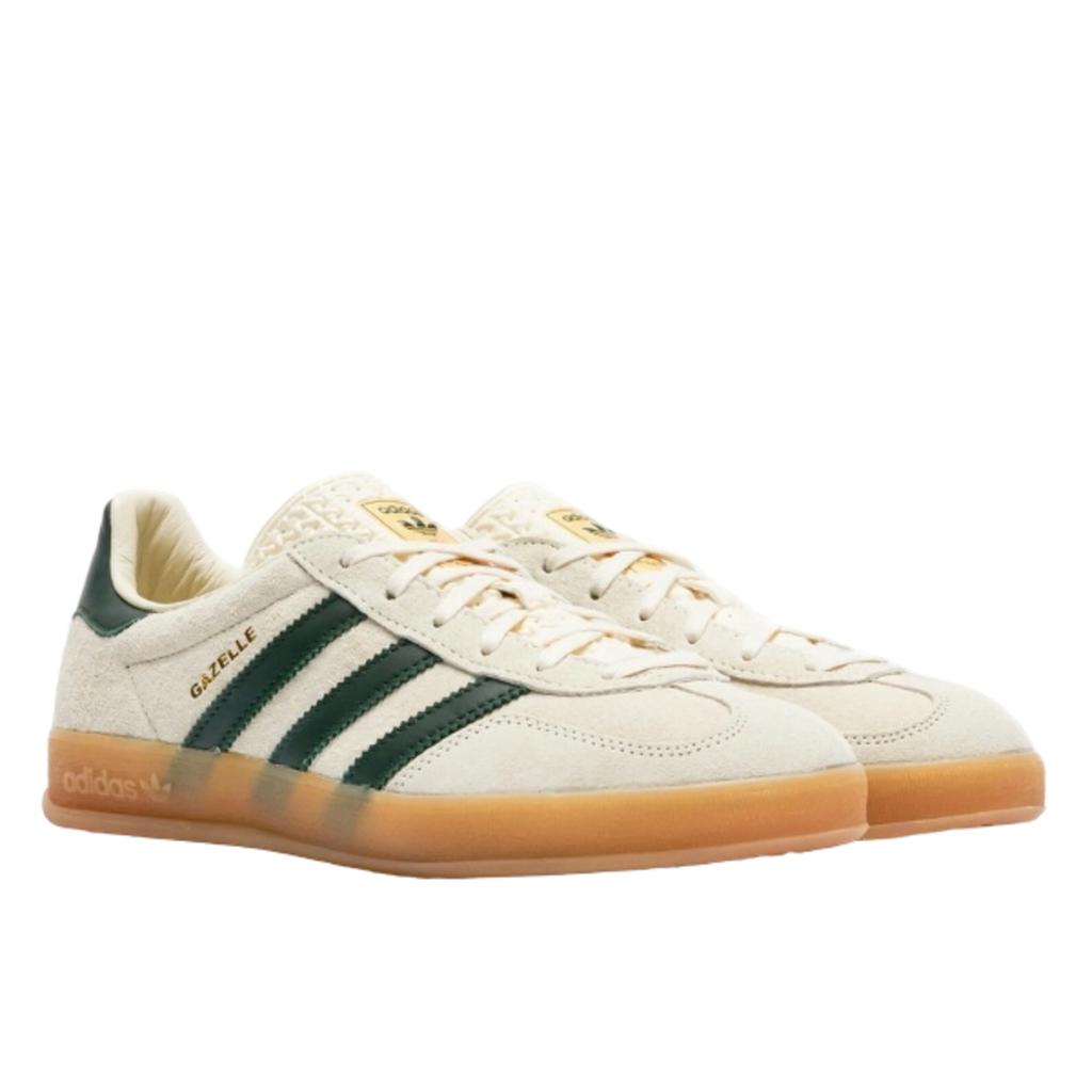 Adidas Gazelle Indoor Cream White Collegiate Green Gum