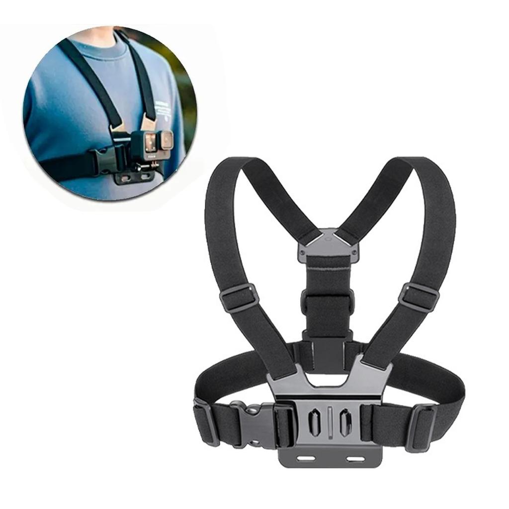 Hrudní popruh držák Nastavitelná velikost Polyester pro Mobilní telefon Akční kamera Natáčení Lyžování Horolezectví