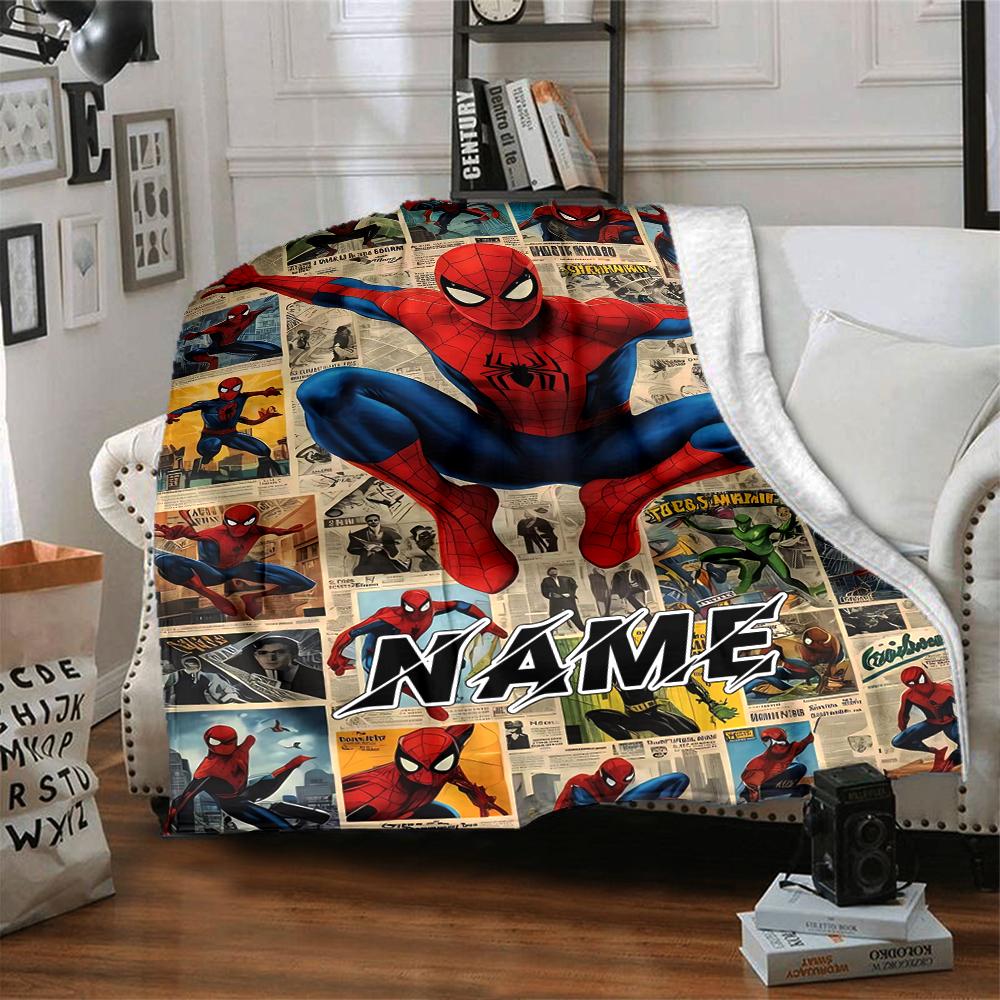 Custom Name Wolverine Superhero Artwork blanket for Couch & Bed, Plush Cozy Fuzzy Blanket Super Soft & Warm Blankets for Fall and Winter. 09088