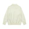 AMI Autumn and Winter New Big Heart Jacquard Wool Ami De Coeur Polo Collar Pullover Couple Sweater