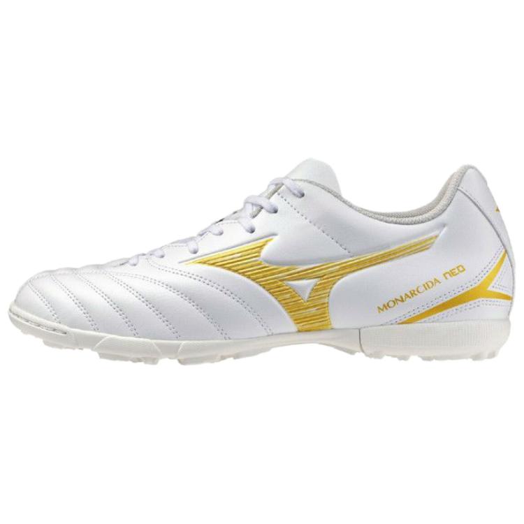 Mizuno Monarcida Neo 3 Select AS Unisex Soccer Shoes White Gold P1GD262550 40